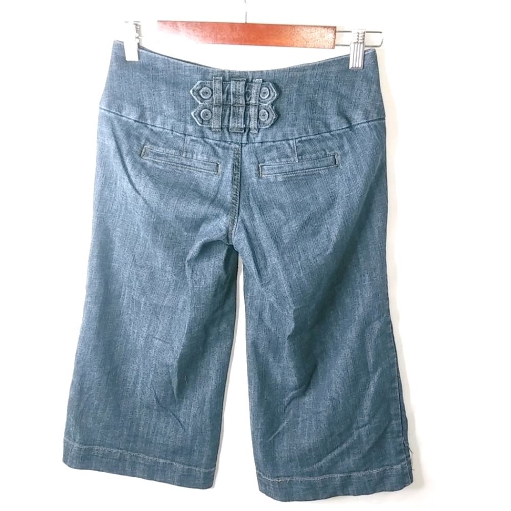 Boom Boom 1 27x19 Capri Dark Wash Jeans